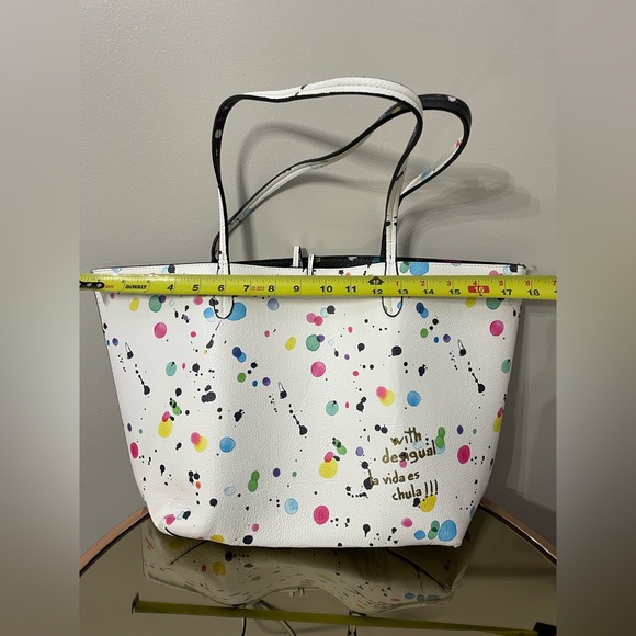 Desigual Paint‎ Splatter Capri Reversible Shopper Tote - Picture 5 of 9